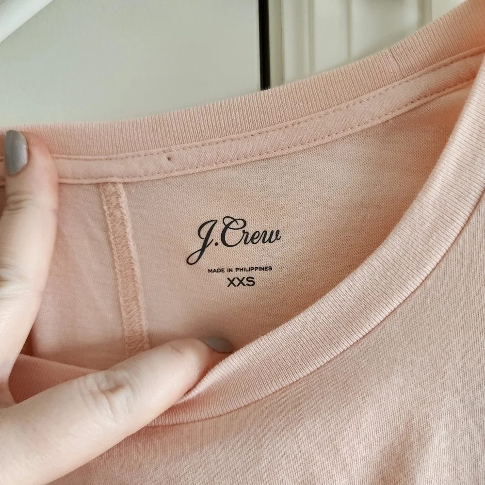 J. Crew Garmet Dyed Cotton Pocket Dress Size XXS